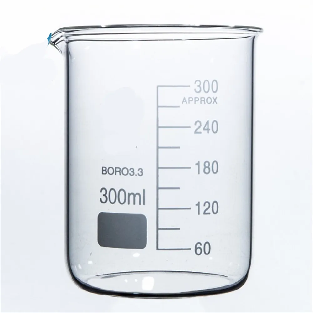 

300mL Glass Beaker Low Form New Chemical Lab Glassware