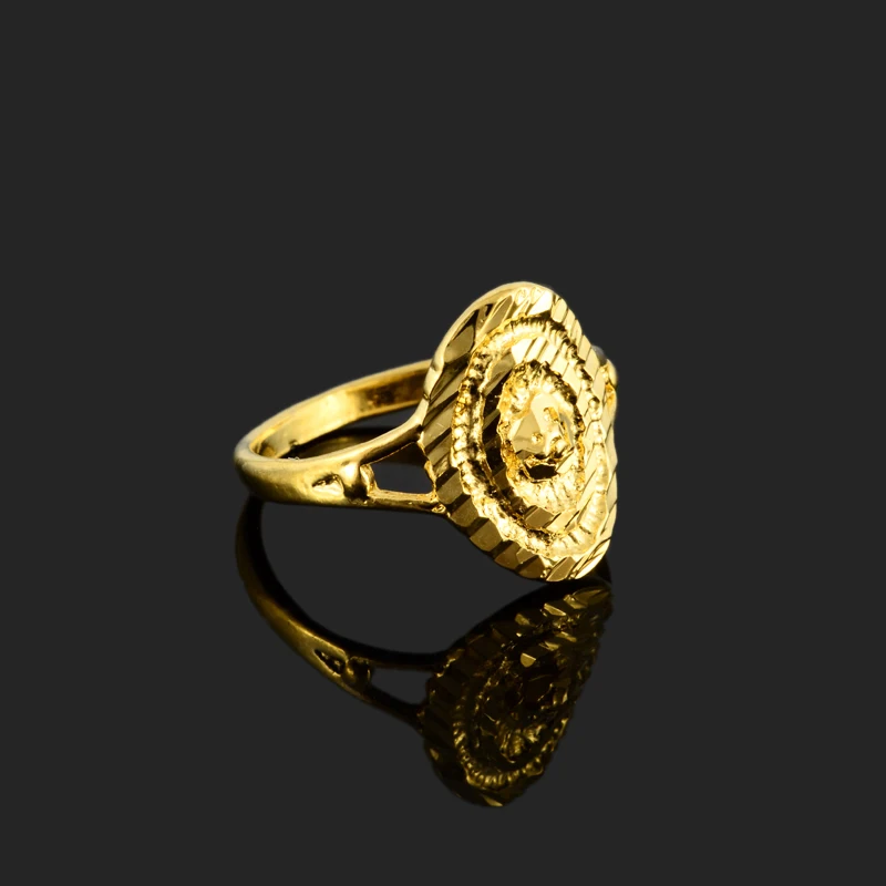 Необычные Длинные овальные кольца золотого цвета специальный дизайн цинковый