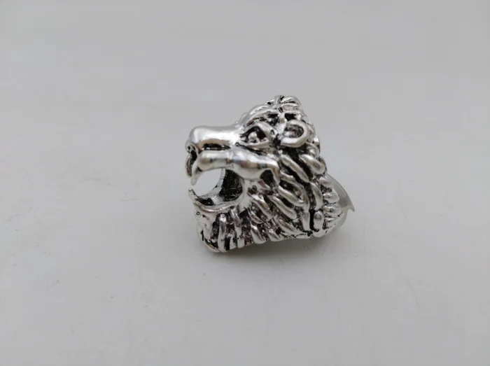 silver 18mm ring Новое Дымовое кольцо, держатель для сигарет, дизайн Льва, стойка, кольцо на палец для 8 мм, аксессуары для сигарет, гаджет для мужчин - Цвет: silver 18mm ring