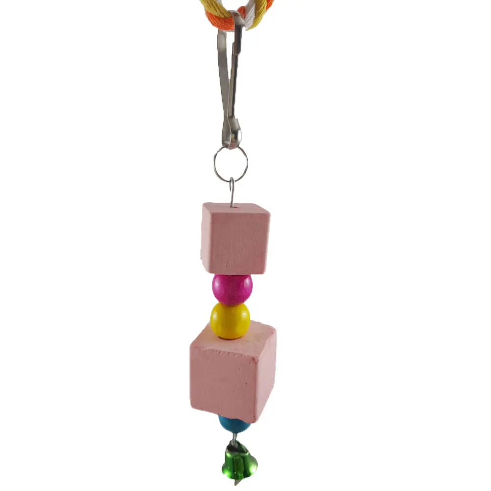 1 шт. Grindstone Bell Pet Parrot Bird кусать зубы шлифовальная игрушечная клетка висячий Декор