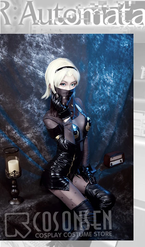 Игра NieR Automata Operator 6O/21O Косплей ONSEN Косплей Костюм Косплей женское платье нарядное платье