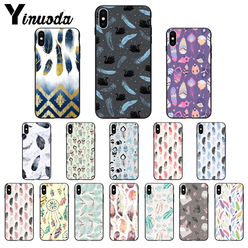 Yinuoda милый красочный мягкий чехол для телефона из ТПУ Apple iPhone 8 7 6 6S Plus X XS MAX 5 5S SE