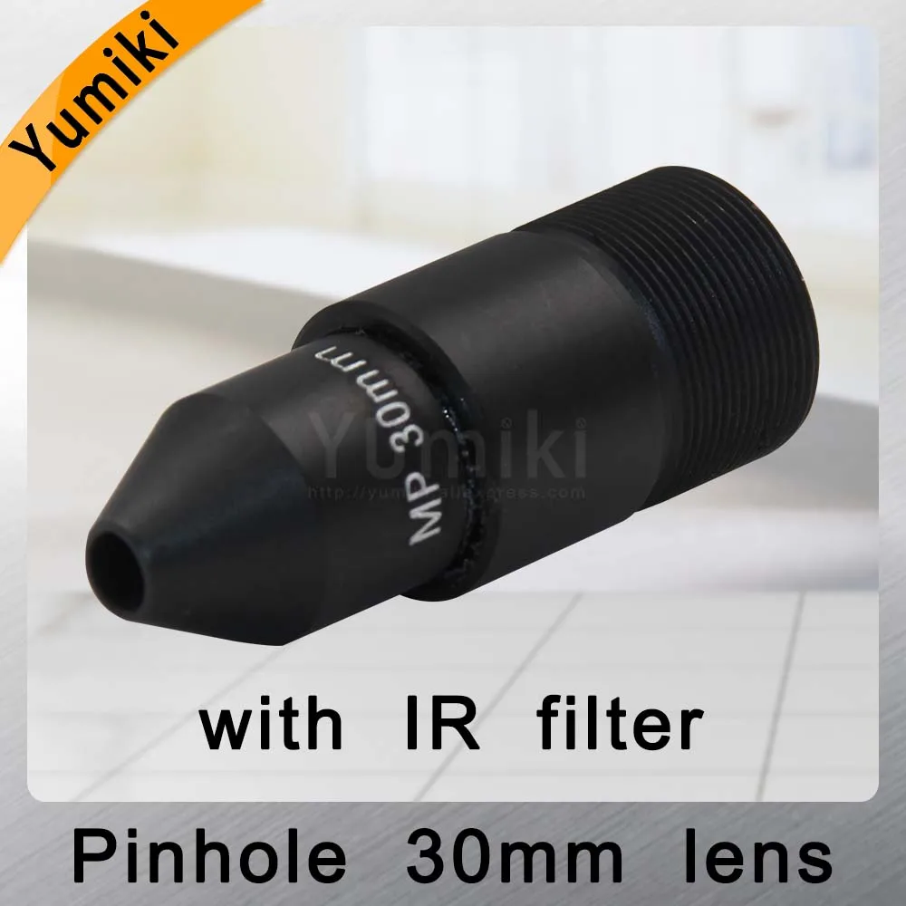Yumiki HD CCTV Объектив Pinhole 30 мм M12 * 0 5 Mount 1/1/2 &quotF1.6 9 6 градусов для камер видеонаблюдения