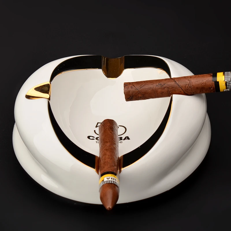 COHIBA Высокое разрешение 50 Юбилейная памятная Секция 4 Держатель Костяной фарфор