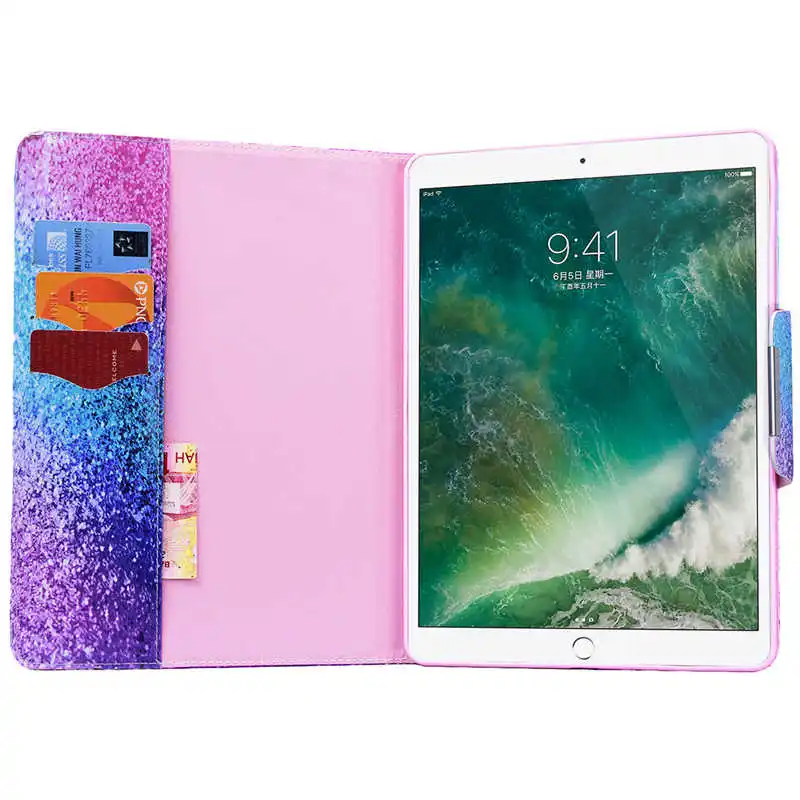 Роскошный чехол-книжка для IpadPro 10 5 чехол с милым единорогом фламинго мрамором