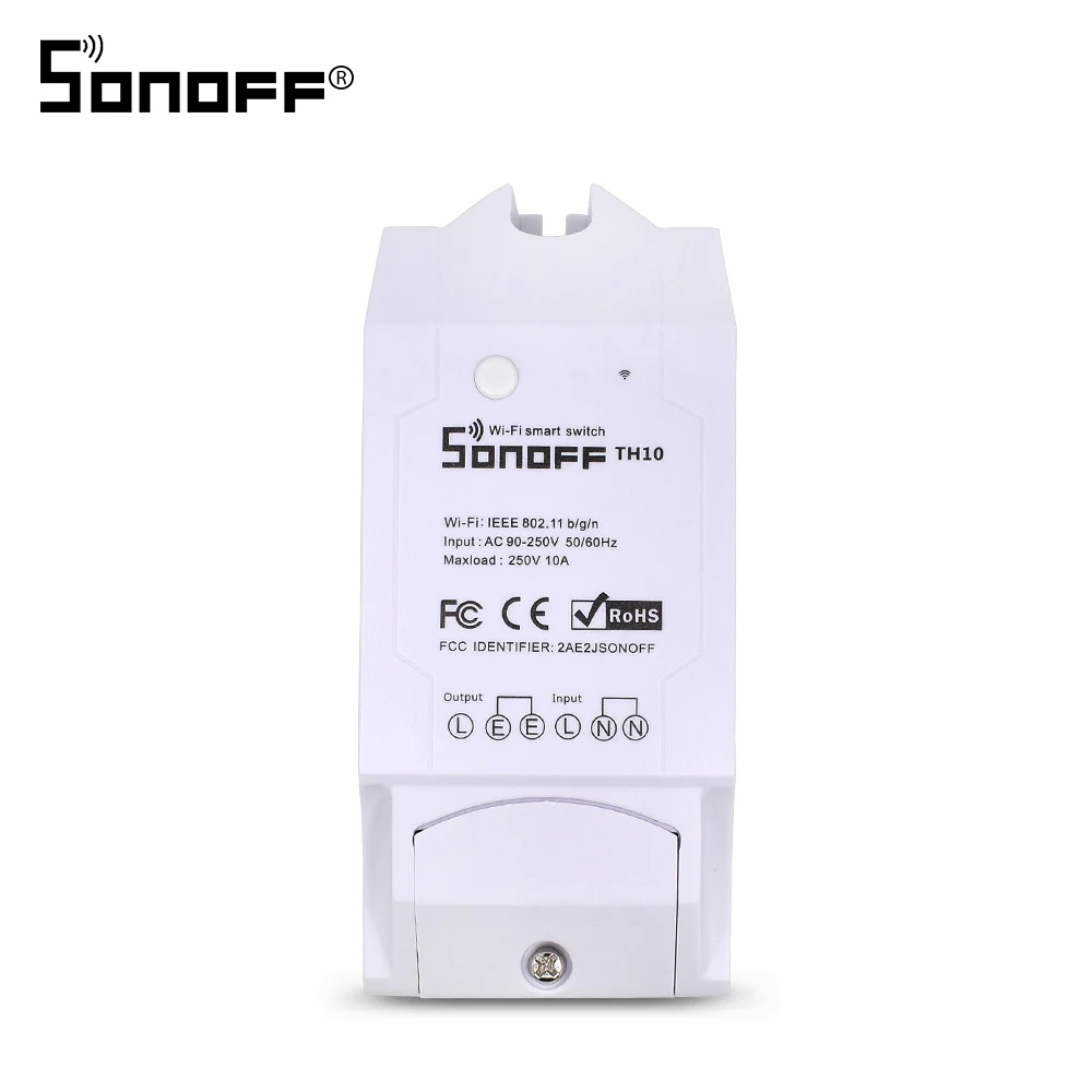 Itead Sonoff TH10 беспроводной wifi переключатель модулей вспомогательный датчик