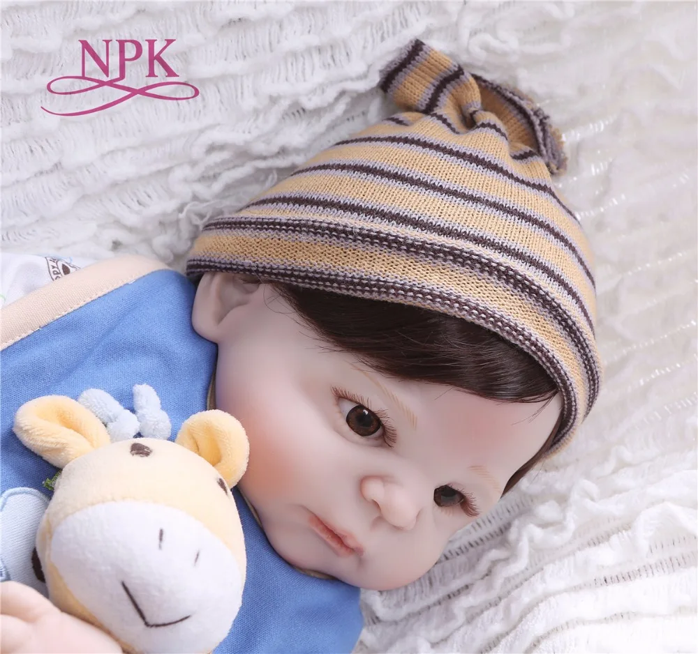 NPK 23 &quotbebes reborn menino полностью силиконовая кукла детские игрушки для детей подарок