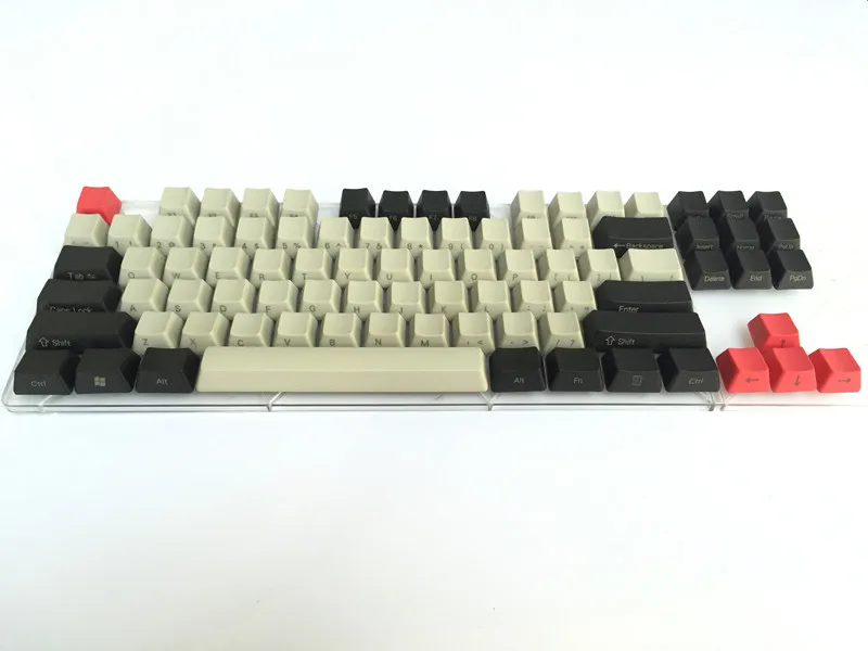 Крутой джаз черный серый смешанный Dolch толстый PBT ANSI iso макет 104 87 61 колпачок для