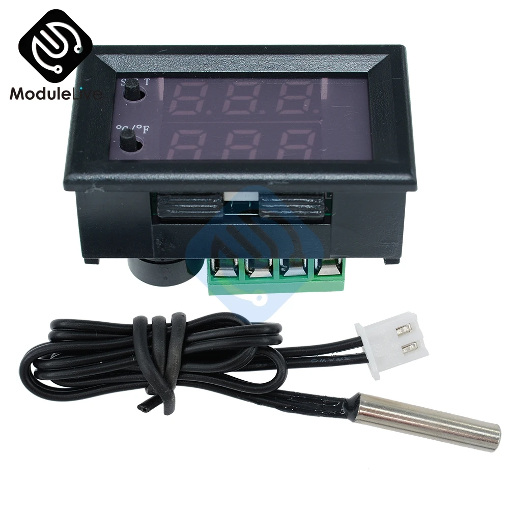 Цифровой термо контроллер W1209WK DC 12V светодиодный термостат с контроллером модуль