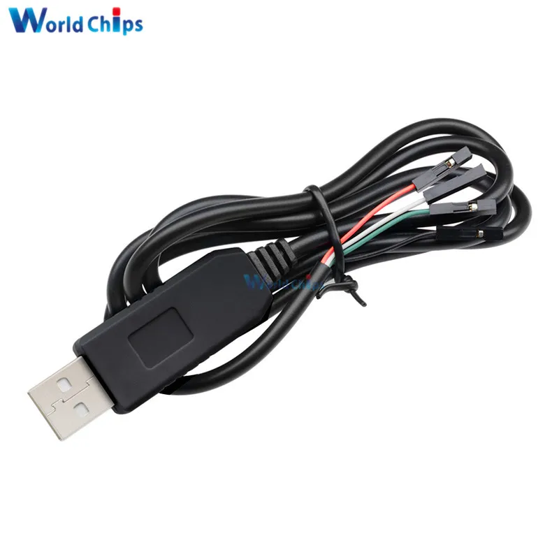 Модуль кабеля PL2303 PL2303HX с USB на UART TTL 4-контактный конвертер RS232 последовательный