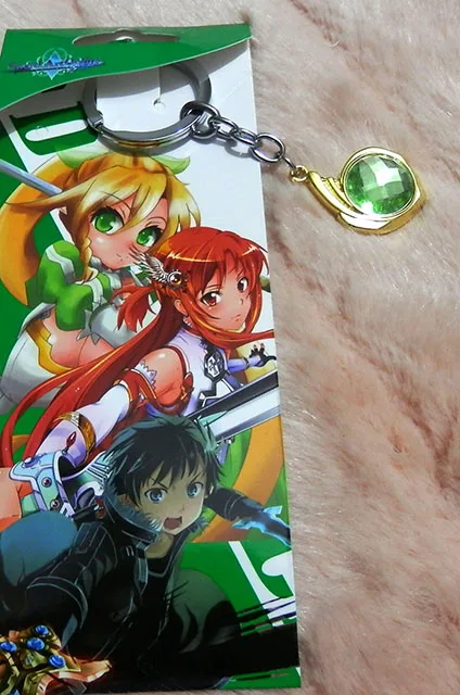 Аниме меч искусство онлайн САО киригая Kazuto Kirito Yuki Asuna брелок для косплея черное
