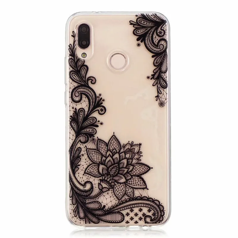 Чехол P20Lite для huawei P20 Lite, чехол s с милым мультяшным принтом, Прозрачный Мягкий ТПУ силиконовый чехол для huawei P 20 lite, Fundas