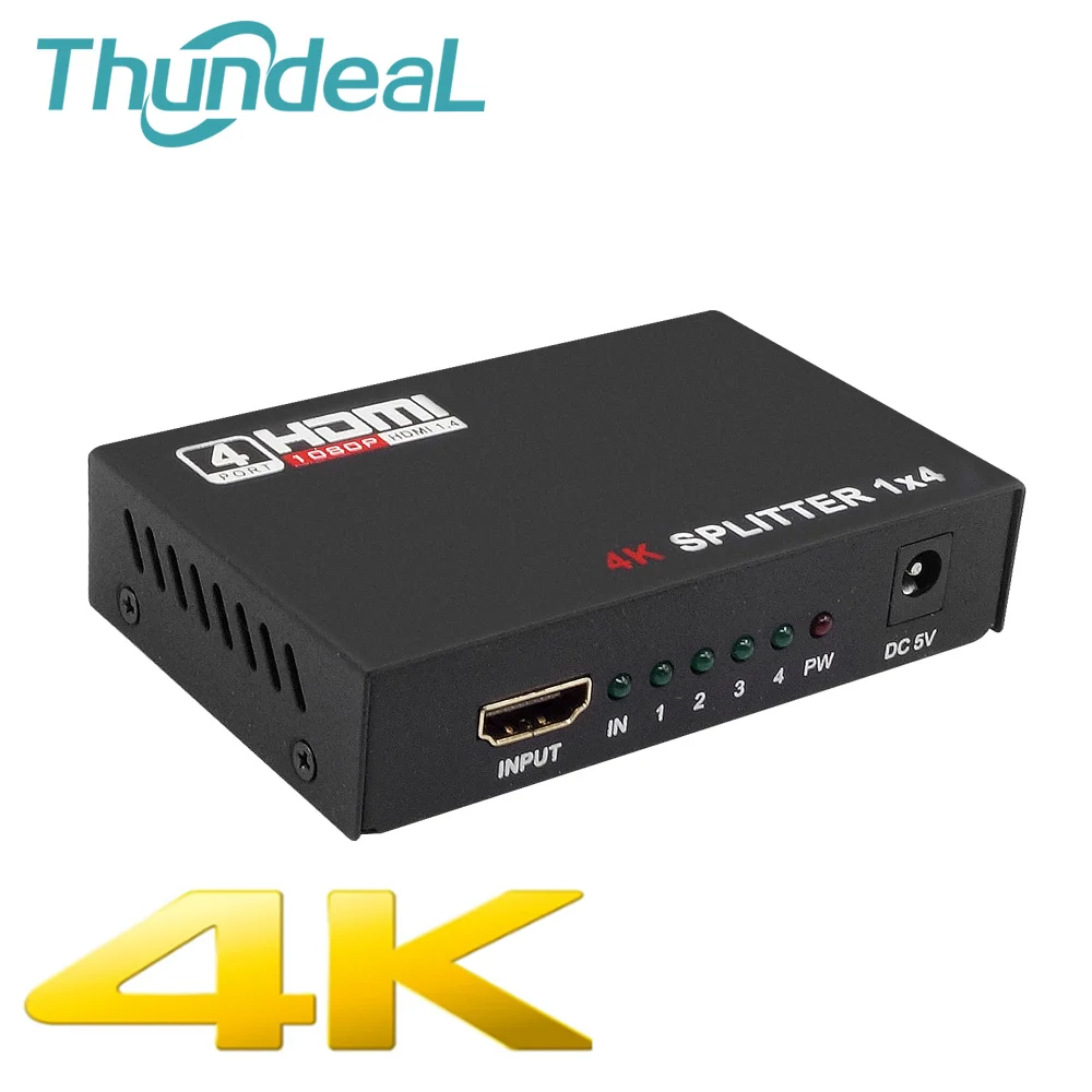 HDMI сплиттер Full HD 1In 2/4/8 Out 1080p 2K * 4K видео 1X2 1X4 1X8 Сплит двойной дисплей для HDTV адаптер