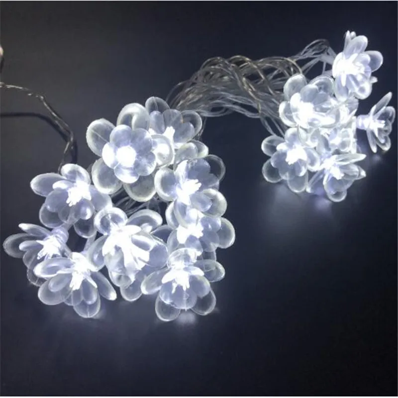 Светодиодная гирлянда с лотосом праздничный декоративный шнурок для свадебной