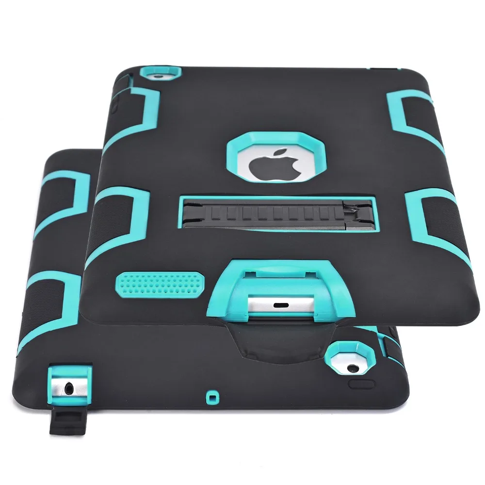 Для apple ipad 2/3/4 Kickstand Броня Case Защитная Крышка Hybrid Три Слоя Heavy Duty Защитник Всего