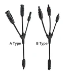 Blusunsolar 3 к 1 Солнечный Y-образный разъем с 4 мм2 Солнечный Кабель TUV одобрен для Солнечной Pv системы