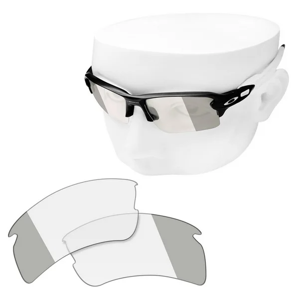 Eclipse Photochromic OOWLIT поляризованные Сменные линзы для солнцезащитных очков-oxley Flak 2,0 XL OO9188 - Цвет линз: Eclipse Photochromic
