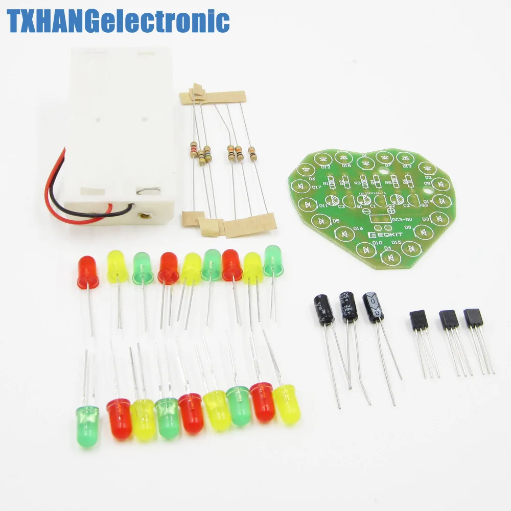 Набор светодиодных ламп с сердечным циклом набор фонарей для самостоятельного