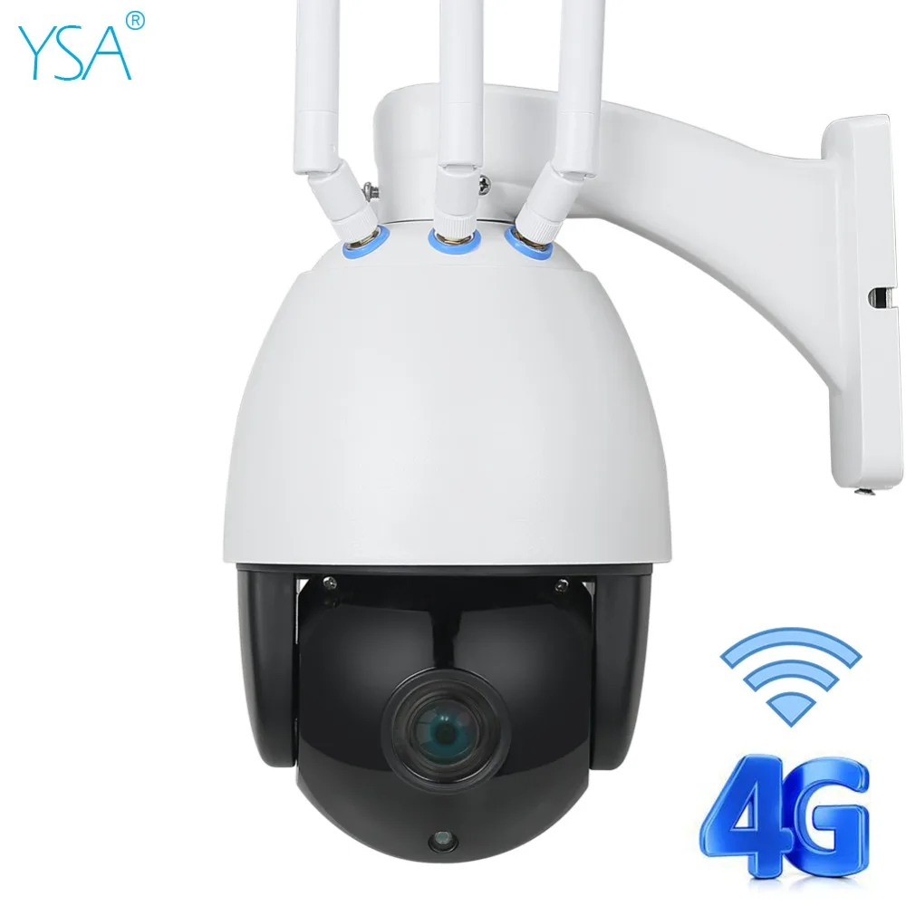 Беспроводная купольная камера видеонаблюдения IMX307 4G 3G SIM карта PTZ IP для улицы Wi Fi 5X