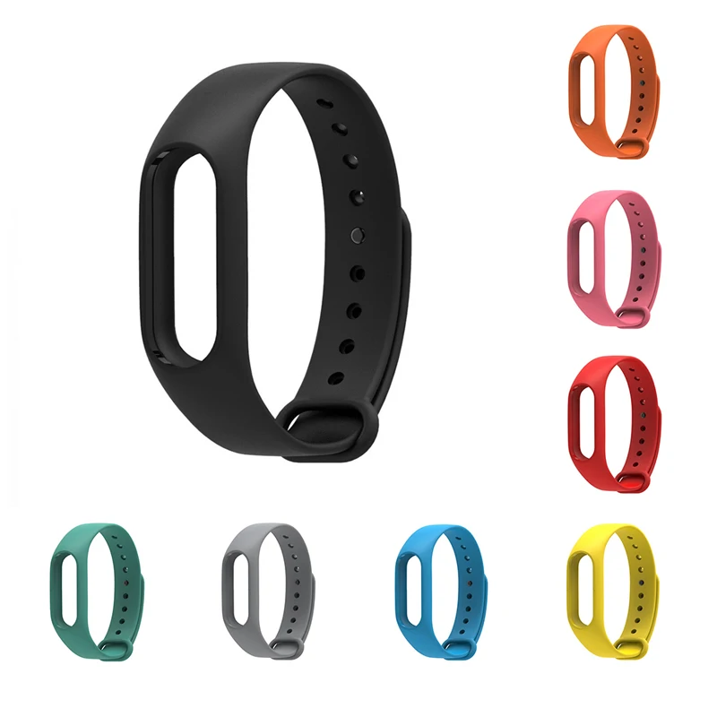 Сменный ремешок для Xiaomi mi Band 2 версия Силиконовые напульсники умный Браслет 10