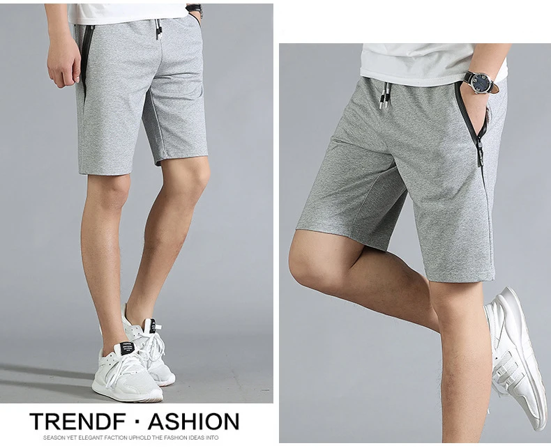 Летние шорты для мужчин мужские шорты кэжуал Brethable бренд Homme Drawstring Бермуды короткие для