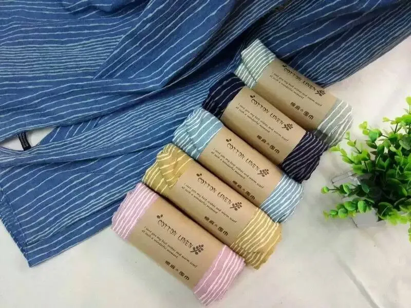 2016 новая мода полосатый элегантный хиджаб зима/осень шарфы платки женщин удобные