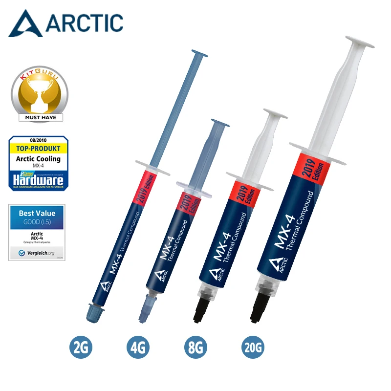 ARCTIC MX 4 2g 4g 8g 20g процессор процессорный кулер охлаждающий вентилятор Тепловая