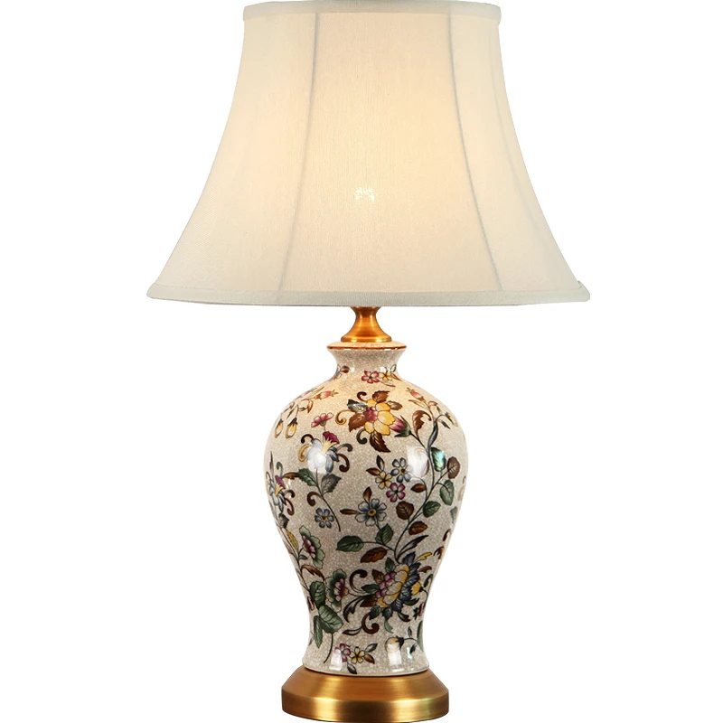 Европейский керамический светодиодный диммер настольная лампа для свадебного