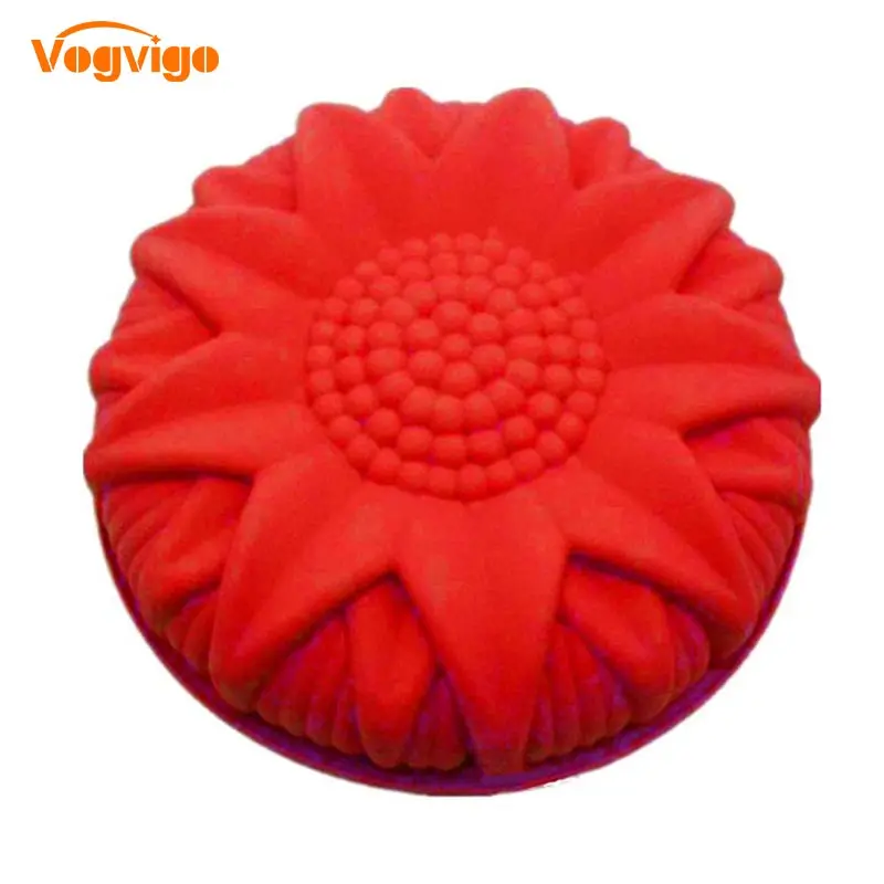 VOGVIGO " DIY Форма для выпечки подсолнечника Форма для торта на день рождения хлеб, пицца, Выпечка Лоток силиконовые формы для торта инструменты для украшения свадебного торта