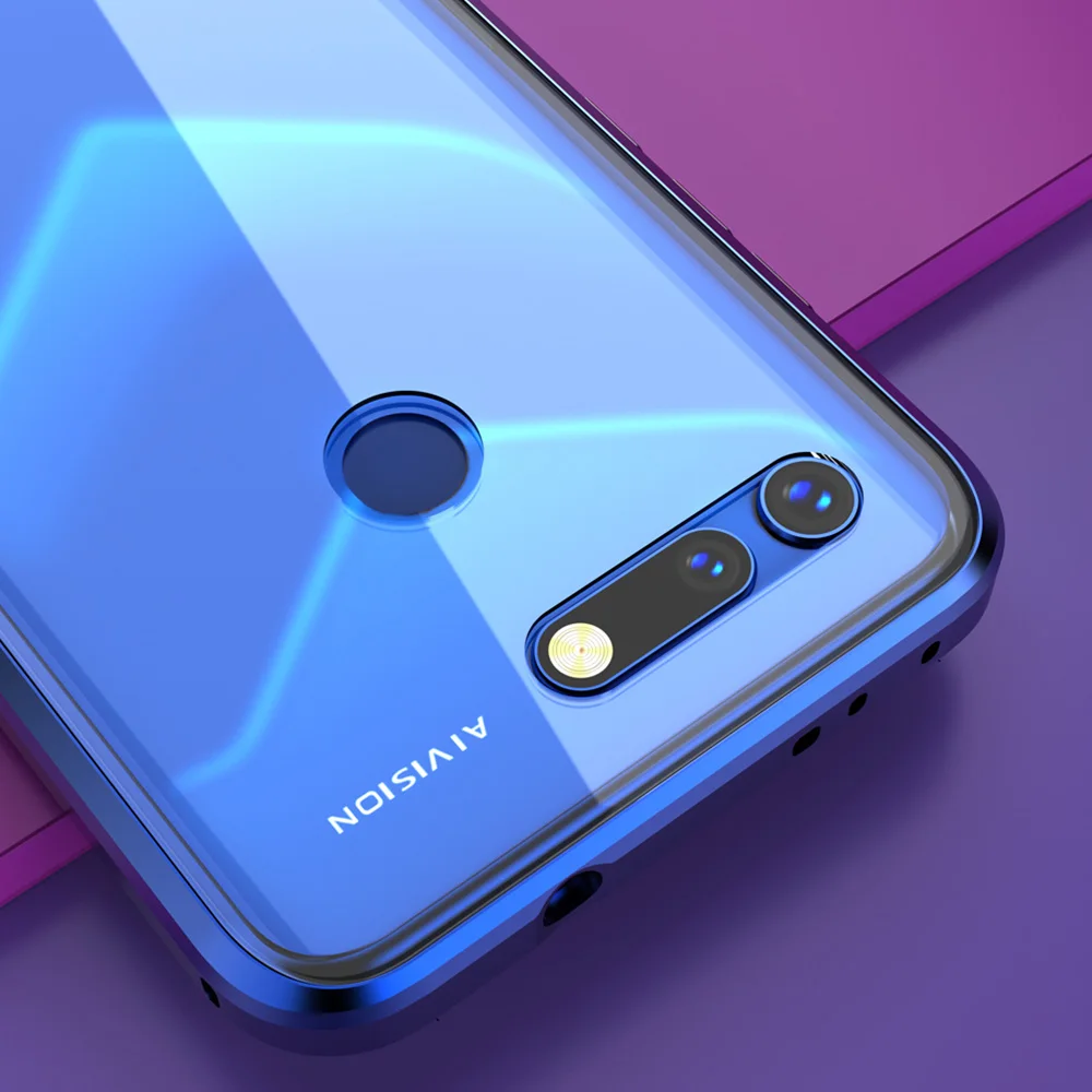 Магнитный чехол из закаленного стекла для Huawei Honor View 20 V20 6 4 дюйма полностью