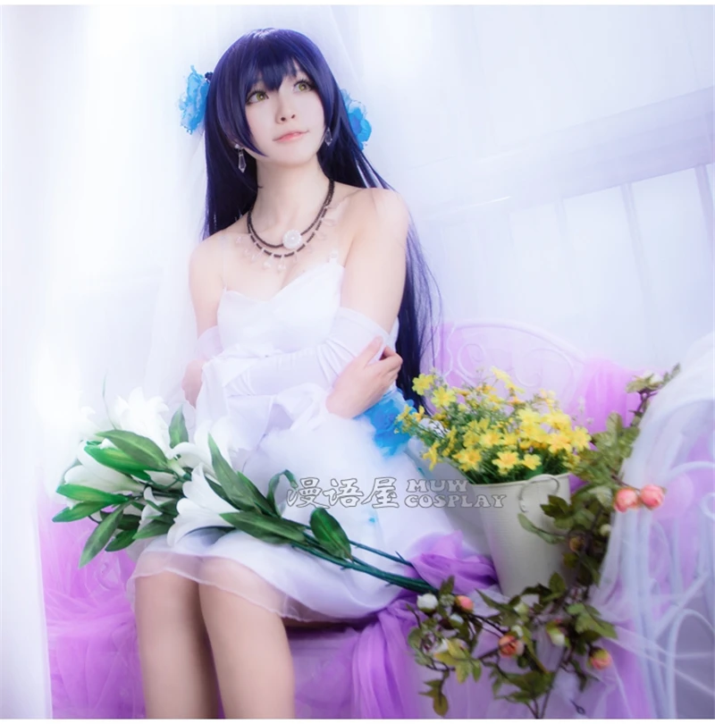 Love Live Уми Сонода, костюм для косплея всех членов, платье подружки невесты, костюм для вечеринки, милые платья для девочек и женщин