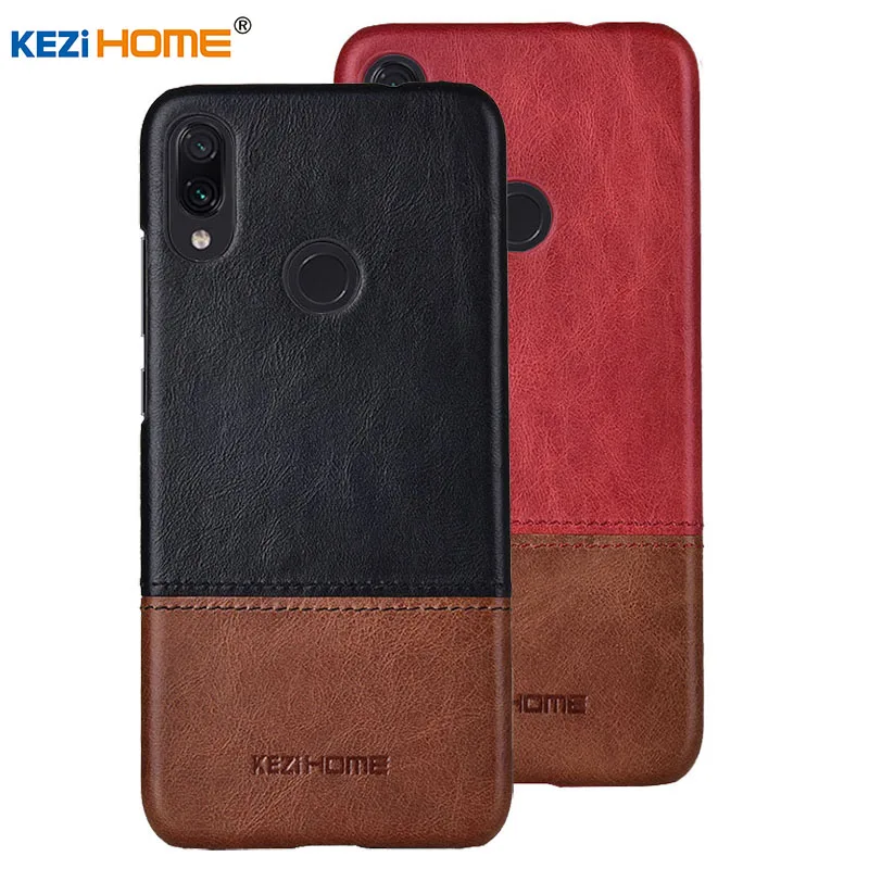 Роскошные ультра-тонкие чехлы из натуральной кожи для телефона Xiaomi Redmi Note 7 с