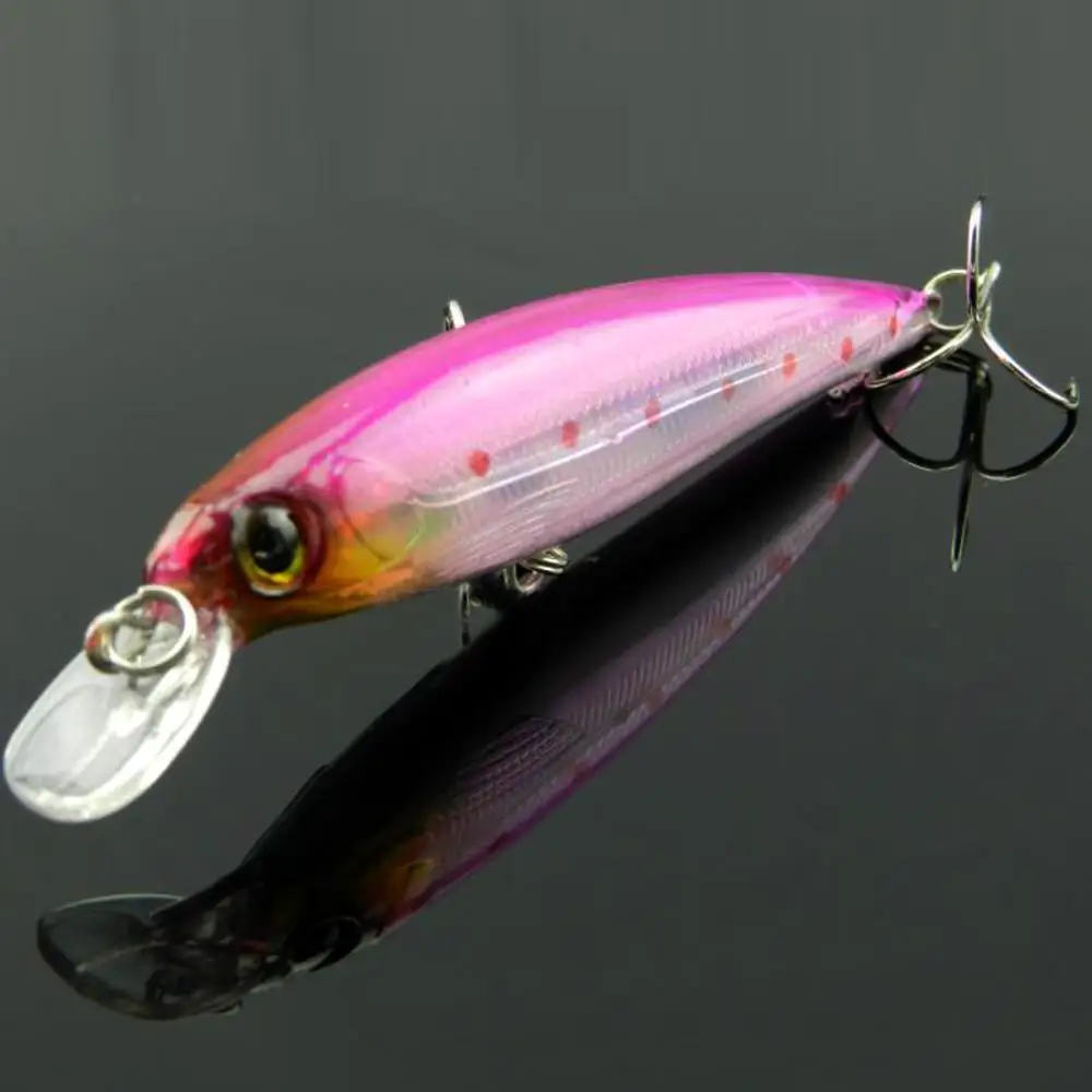 

2017 Random Color New Hot Selling 1 Pcs New Promotions Minnow Long-Cast Fishing Lure Bass Baits Sinking Crank baits 11cm