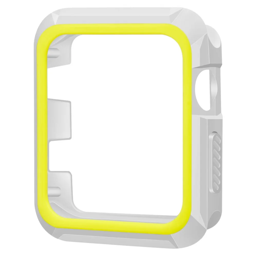 Силиконовый ТПУ гелевый Бампер Защитный чехол для Apple Watch Series 3/2/1 38 мм 42 мм|Ремешки