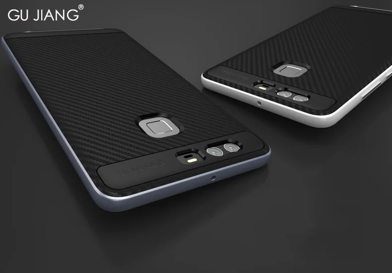 GU JIANG брендовый роскошный классический двухслойный чехол 2 в 1 для Huawei P9