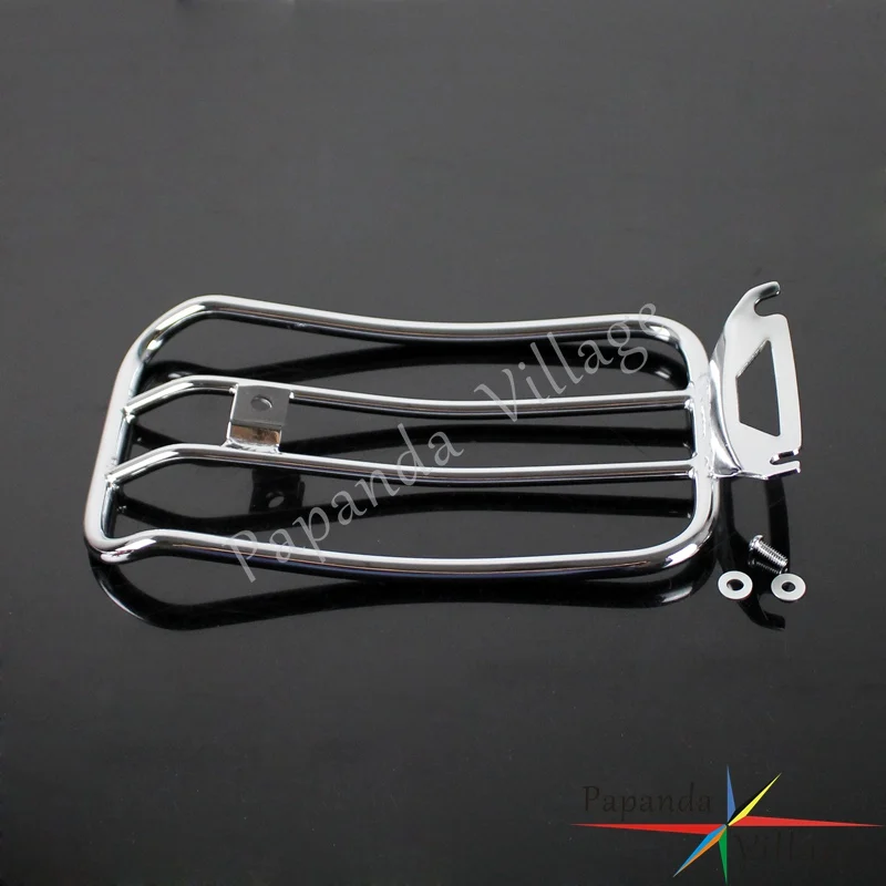 Хромированная задняя багажная стойка для мотоцикла Harley Touring FLHT FLHR FLHX FLT 1997 2015 Electra