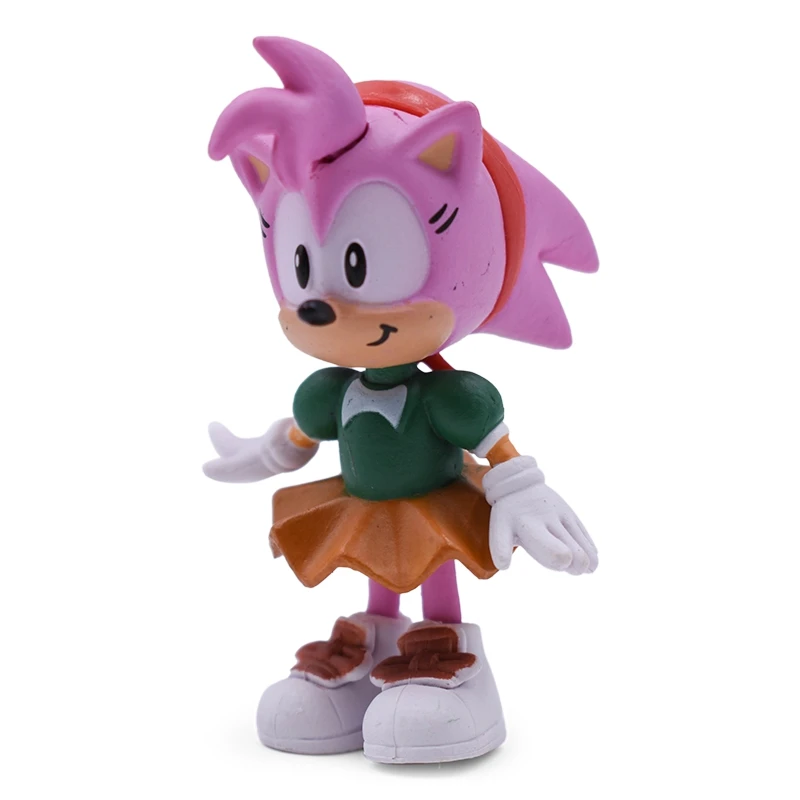 Sonic зубная щётка плюшевая кукла аниме фигурка игрушки коробки упакованы 6 шт./компл. 2st поколения бум Редкие PVC Моделя с хорошим спросом игрушка для детей герои подарок