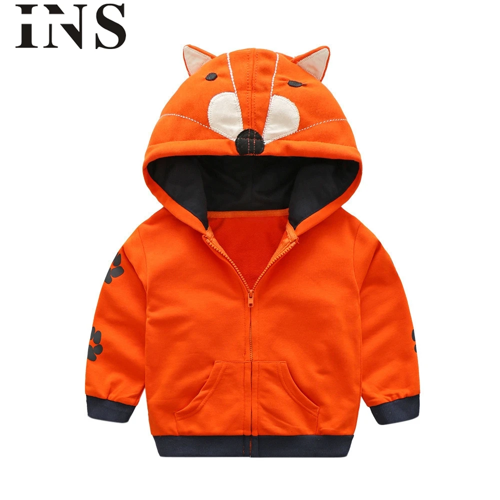 Новинка 2019 модный топ на молнии с капюшоном для маленьких мальчиков и девочек