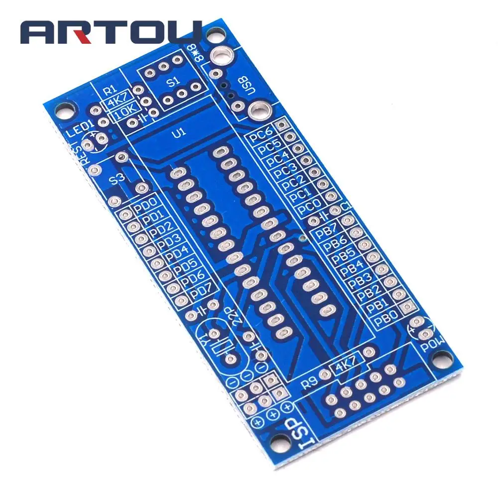 Набор для самостоятельной сборки горячая Распродажа ATmega8 ATmega48 AVR Минимальная