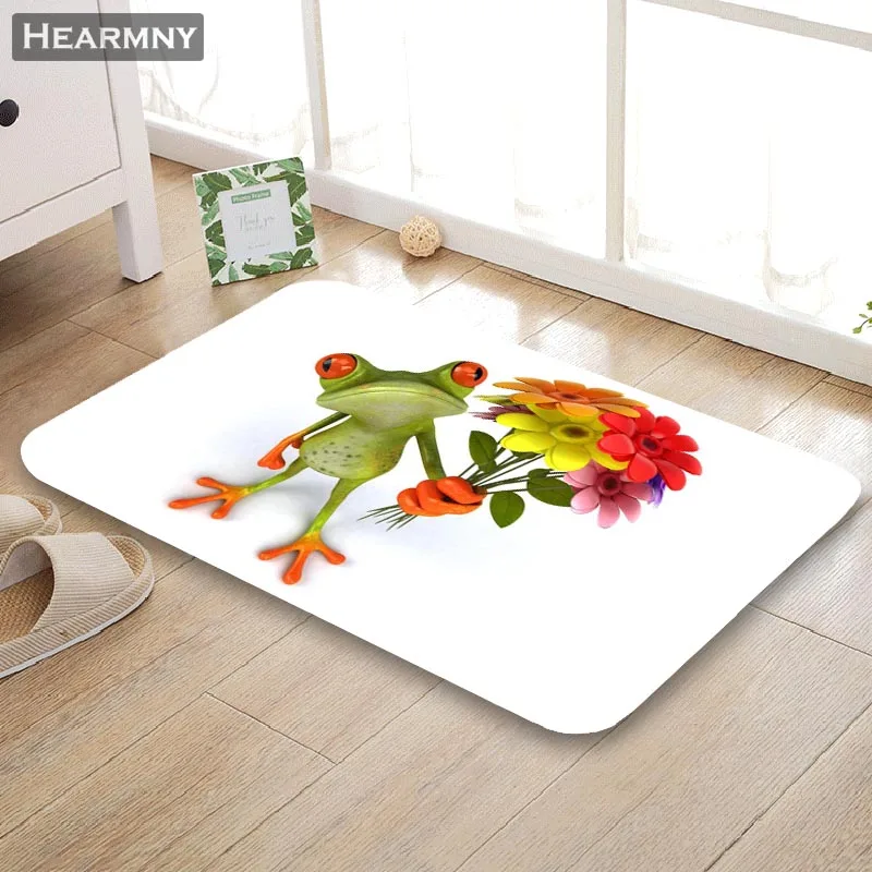 Новое поступление коврик HEARMNY домашний в виде лягушки машинного изготовления