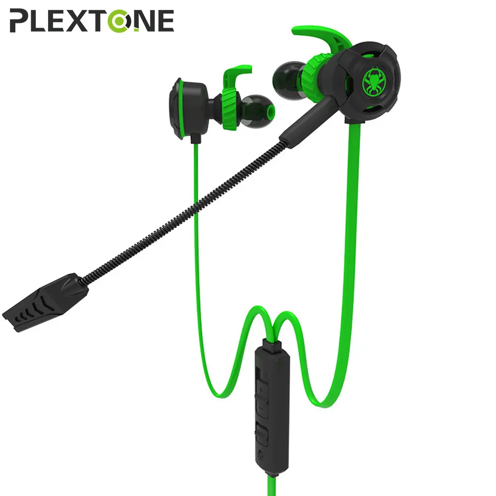 PLEXTONE Проводные Игровые наушники с шумоподавлением стерео бас игровая гарнитура