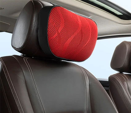 marvel cartoon maybach car headrest pillow for the neck pillows batman for chairs in the car seat pillow soft auto accessories - Цвет: Ice silk Red