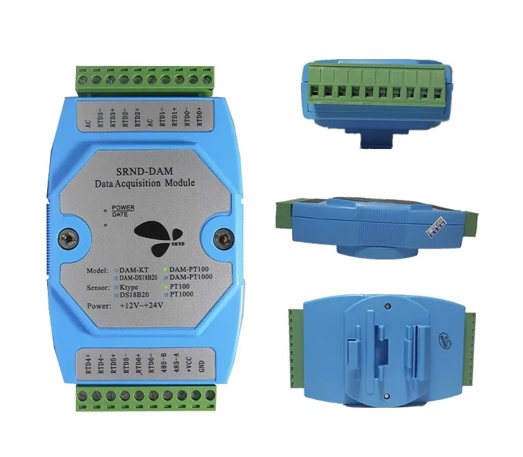 4 8 канальный модуль сбора температуры PT100 RS485 Modbus RTU DAQ ADAM DIN Rail|rail din|module temperature |