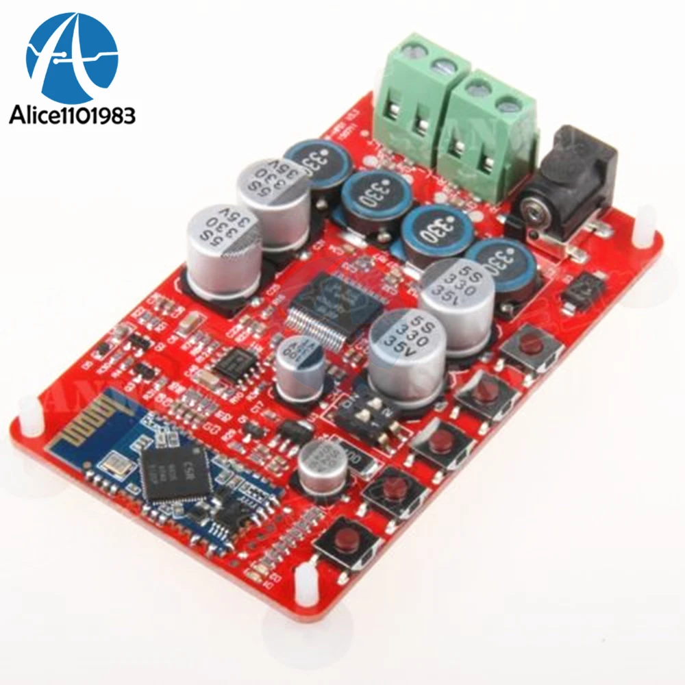 TDA7492P 50 Вт+ 50 Вт беспроводной Bluetooth 4,0 аудио приемник Цифровой усилитель доска Moudle 2,1 интерфейс 8-25 В DC