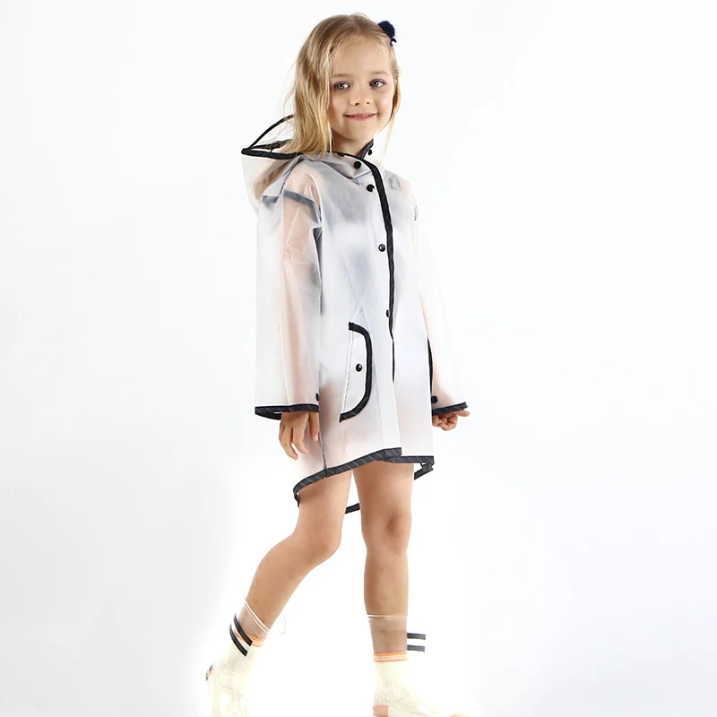 Прозрачный детский плащ-дождевик из ПВХ; милый Капа De Chuva Infantil; водонепроницаемый детский плащ-дождевик; пончо с капюшоном; дождевик