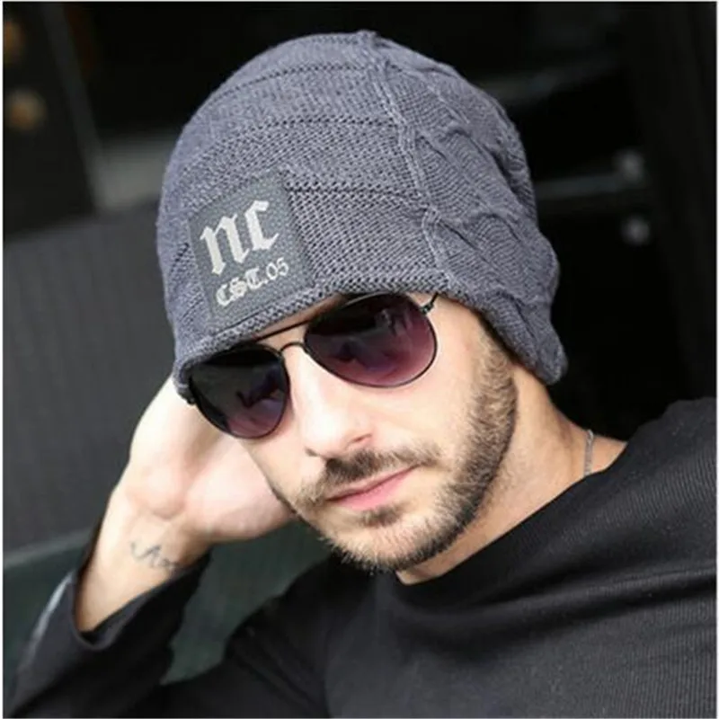 

Men Winter Hat Beanie Gorro Gorros De Lana Gorras Warm Bonnet Chapeu Cap Cappelli Beanies Bonnet Masculino Casquette Toca Hats