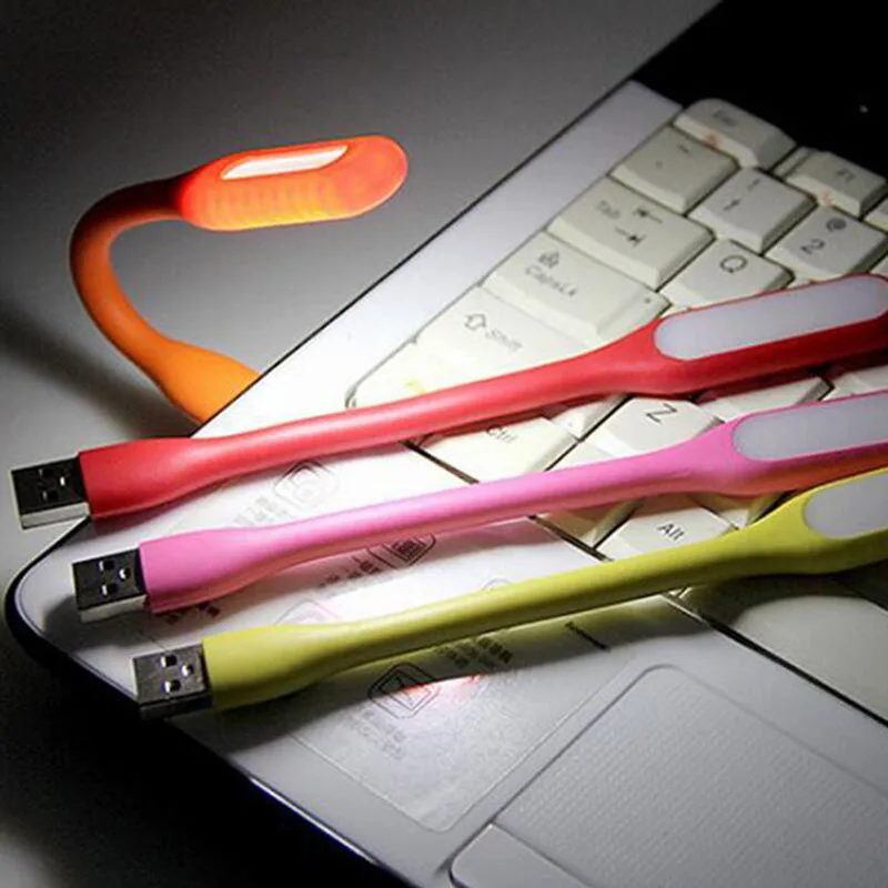 Мини USB гибкая светодиодная лампа для ноутбука супер яркий книжный светильник