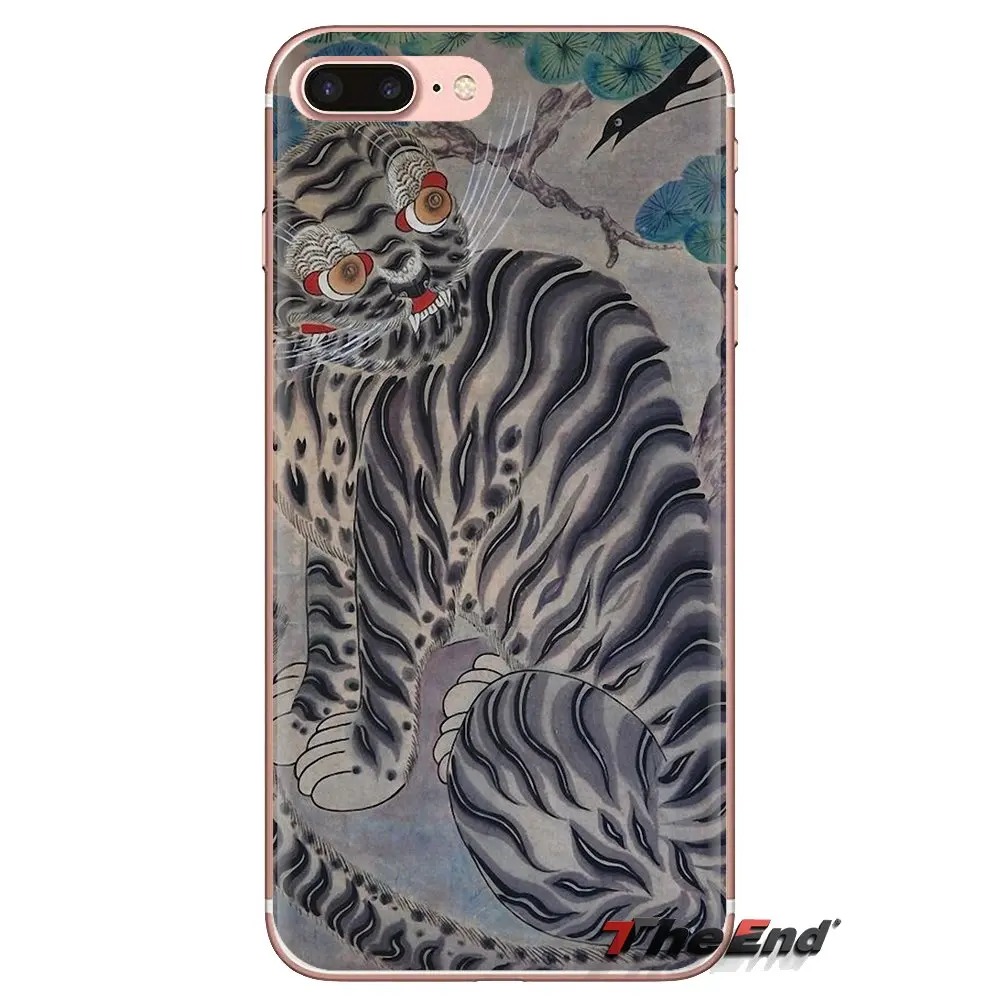 Soft Silicone TPU Case Japanese ukiyo-e Panther leopard Tiger For Samsung Galaxy A3 A5 A7 A9 A8 Star A6 Plus 2018 2015 2016 2017 |