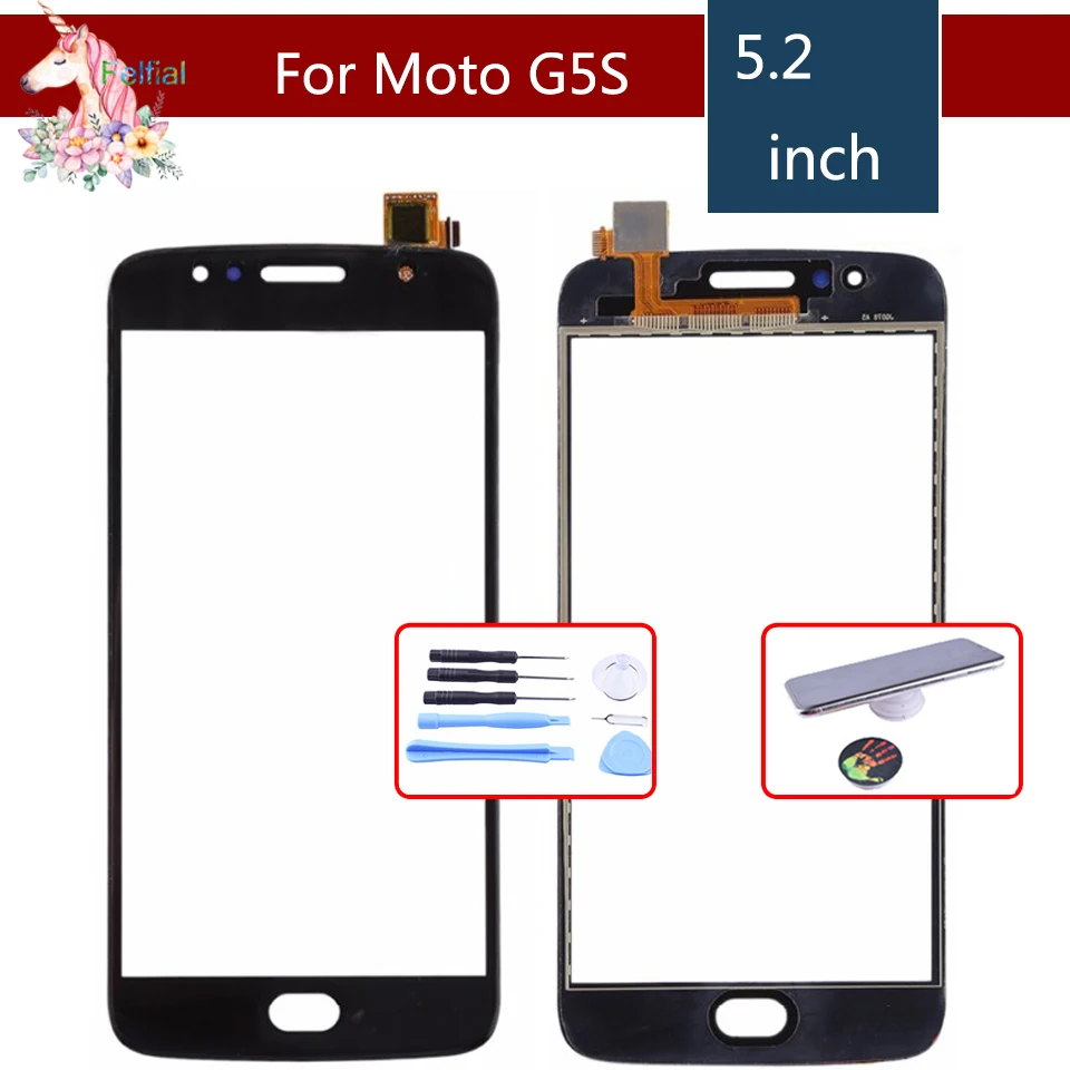 10 шт./лот оригинальный для Motorola Moto G5S XT1791 XT1792 XT1794 XT1795 XT1797 сенсорный экран