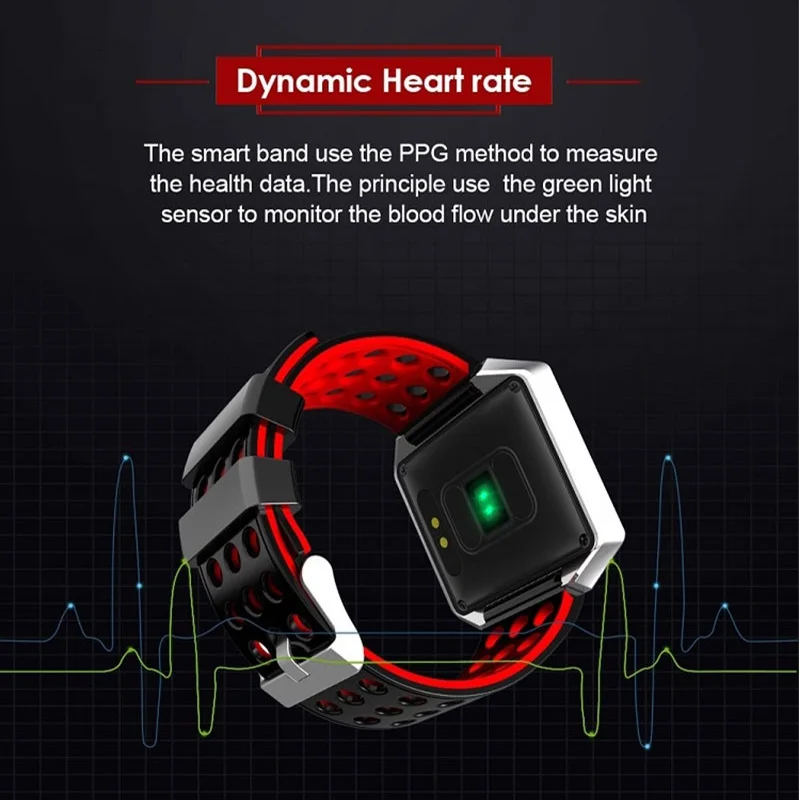 CK12 смарт Браслет спортивный наручный умный Heart Rate Monitor часы Фитнес трекер Смарт